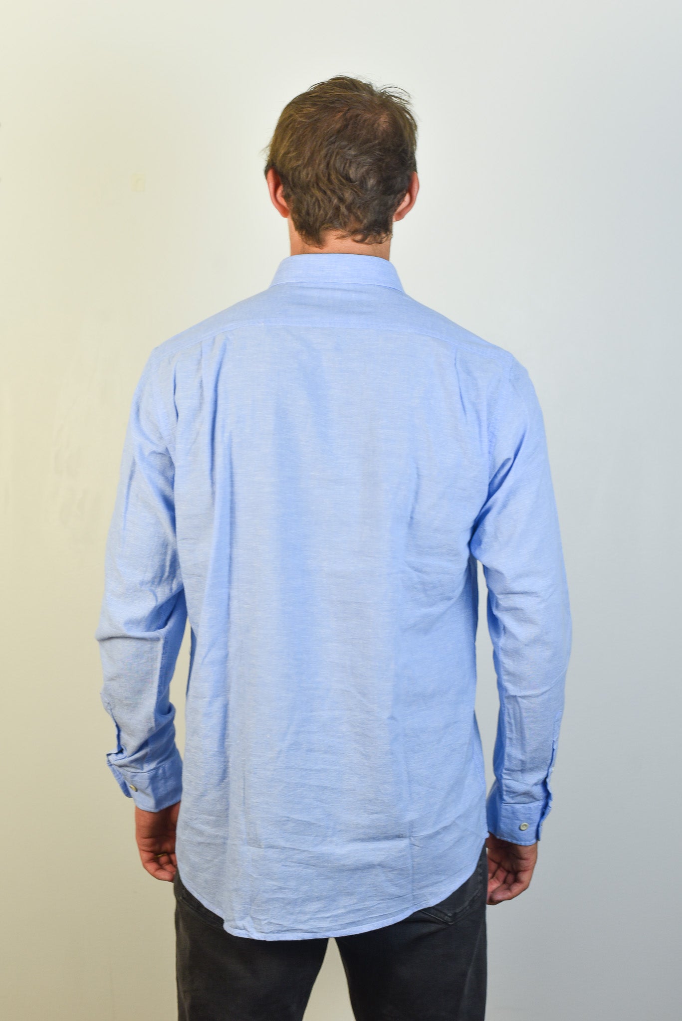 Camisa de Lino Capri Manga Larga