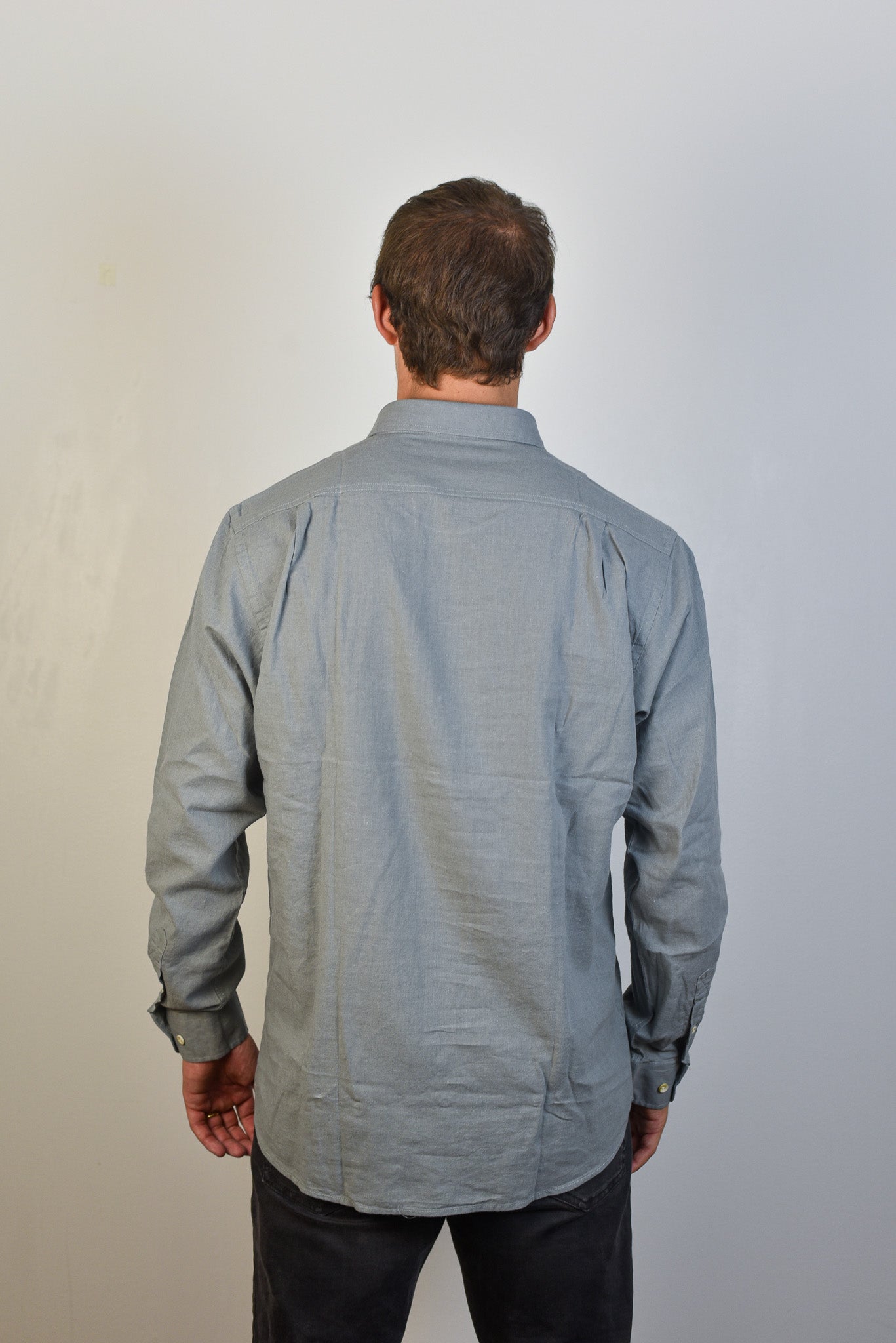 Camisa de Lino Capri Manga Larga