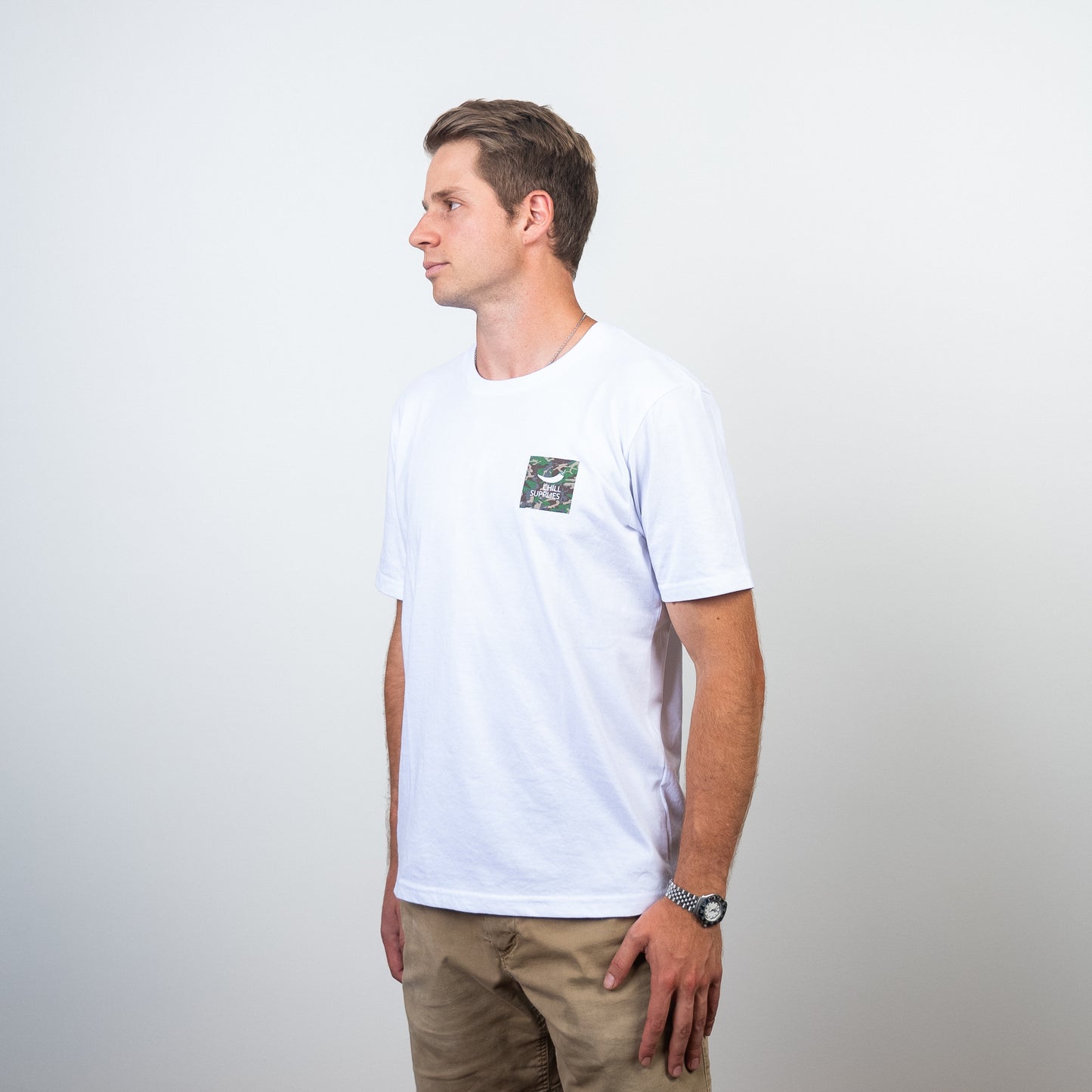 Polera Army Blanca