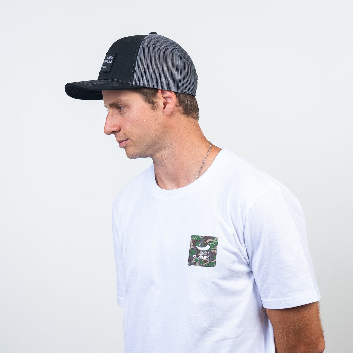 Jockey Trucker Black Patch