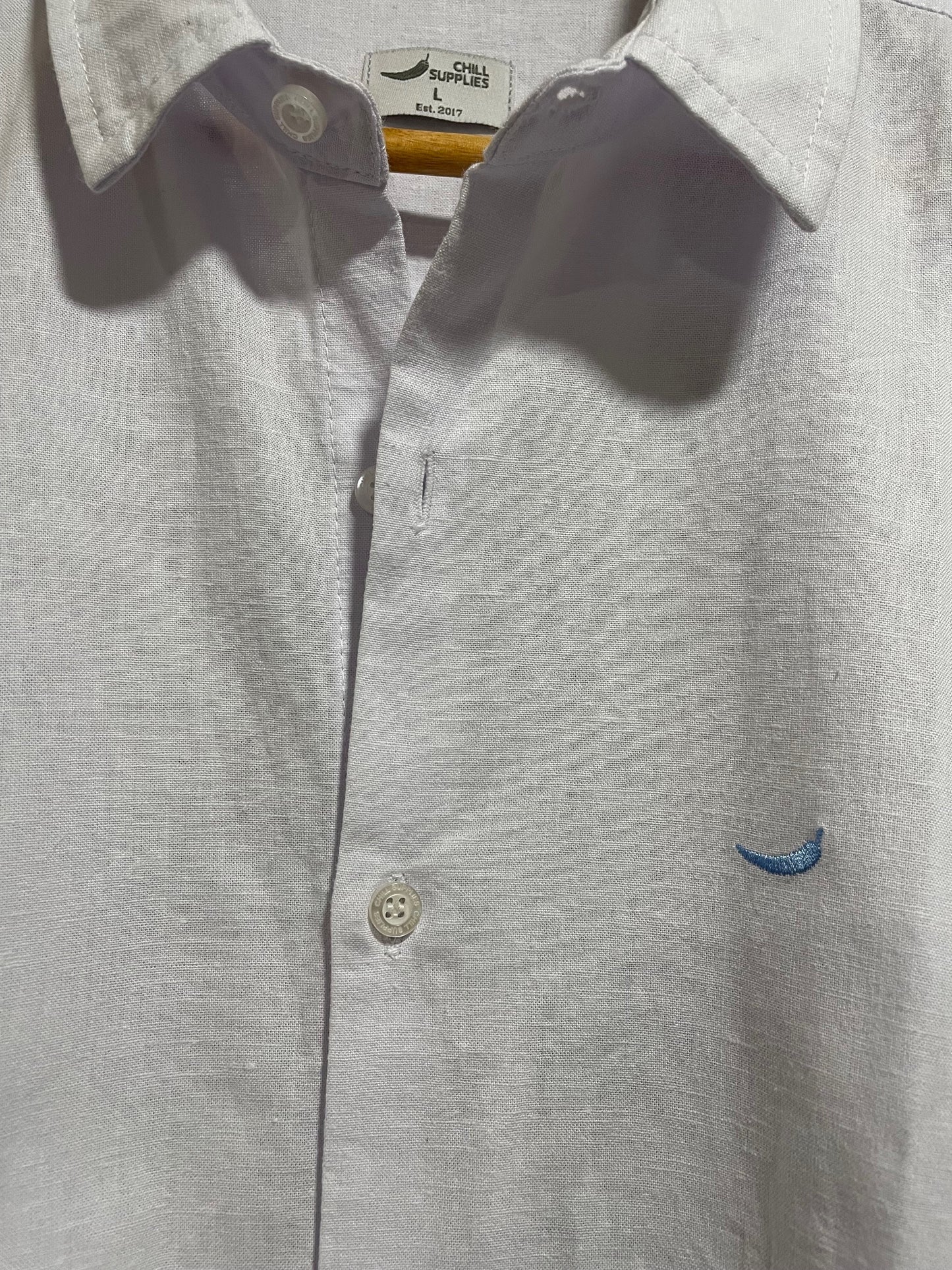 Camisa de Lino Belfast Blanca