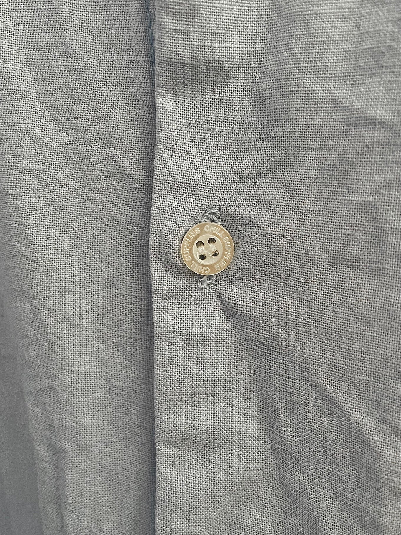 Camisa de Lino Belfast Celeste