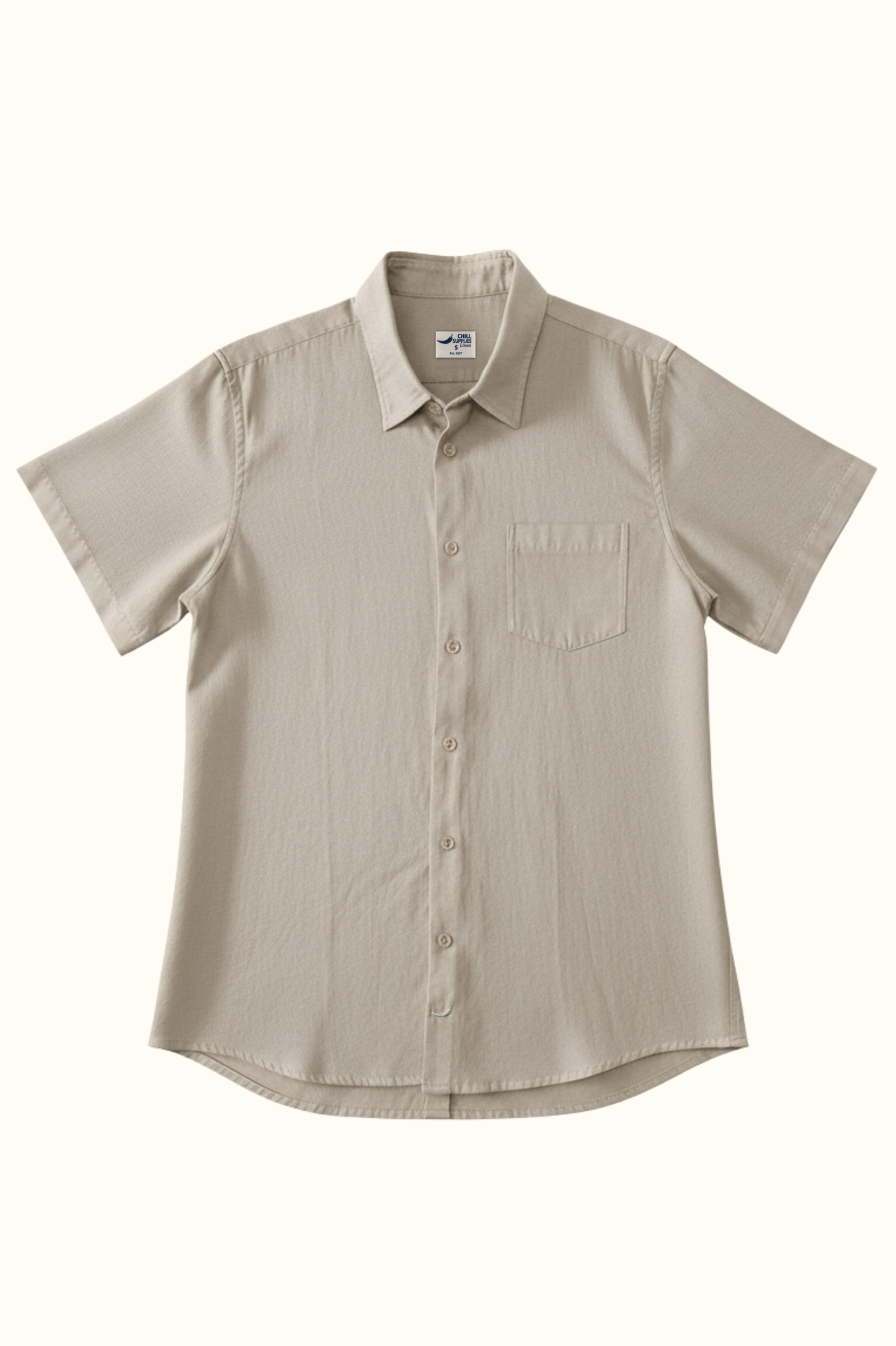 Camisa Lino Niza Manga Corta Arena