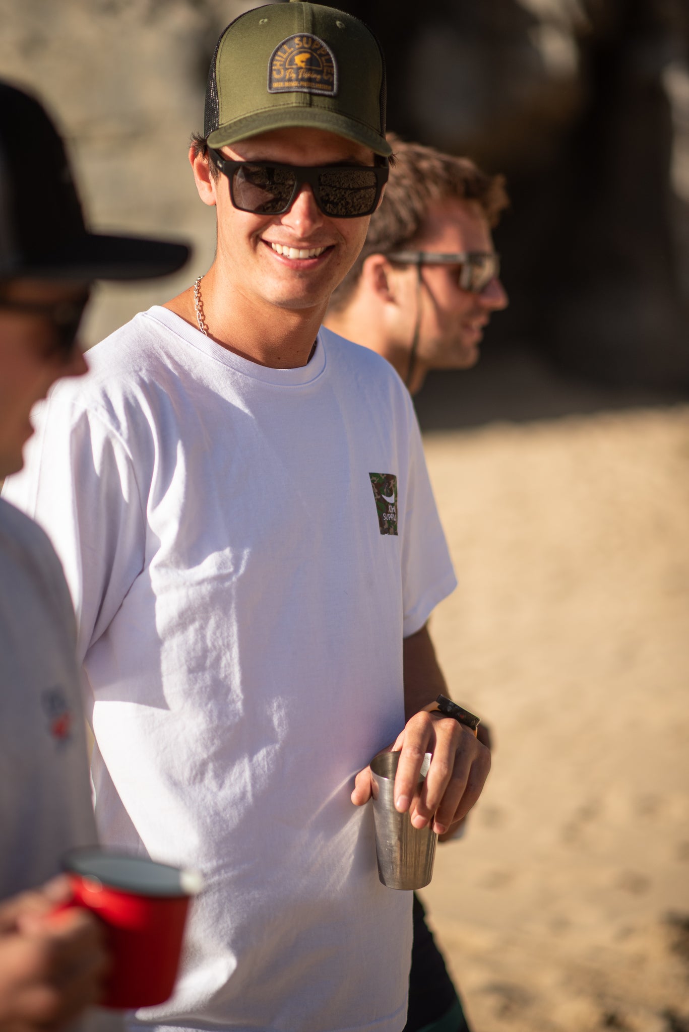 Polera Army Blanca