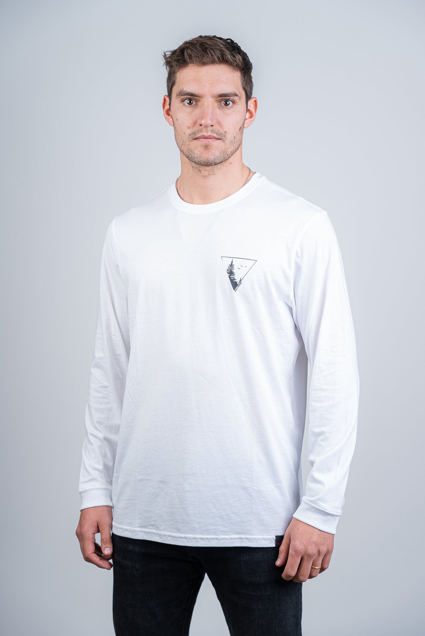 Polera Manga Larga Humboldt Pima Cotton Blanca