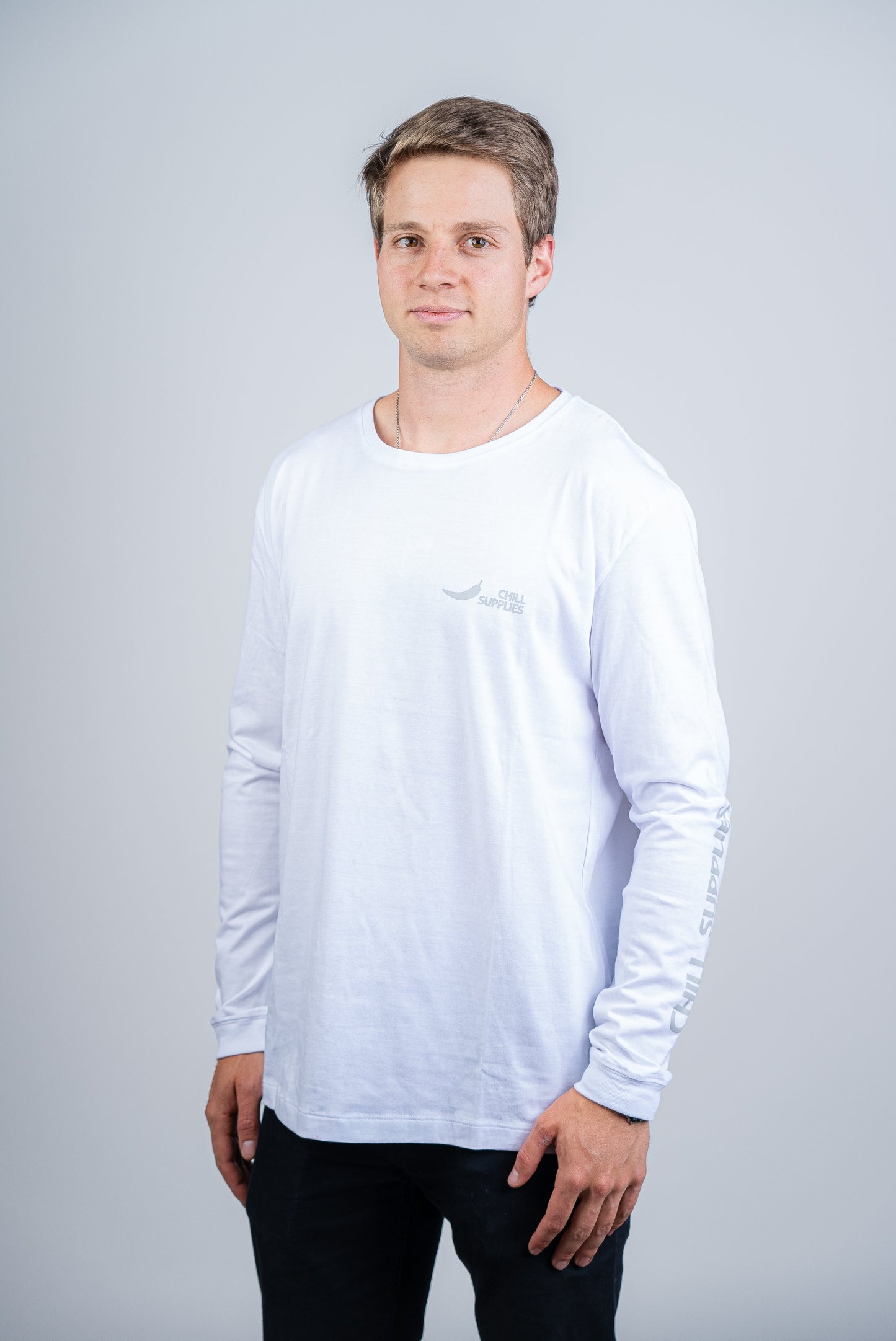 Polera Manga Larga Icon Blanca