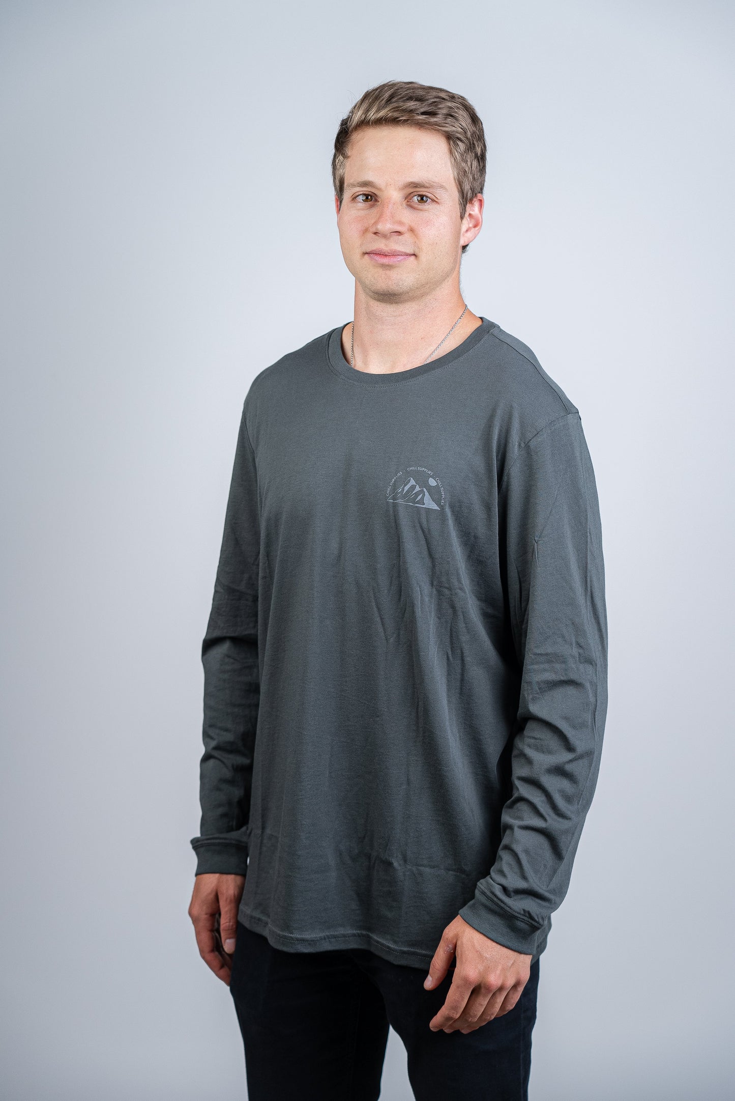 Polera Manga Larga Andes Pima Cotton Charcoal