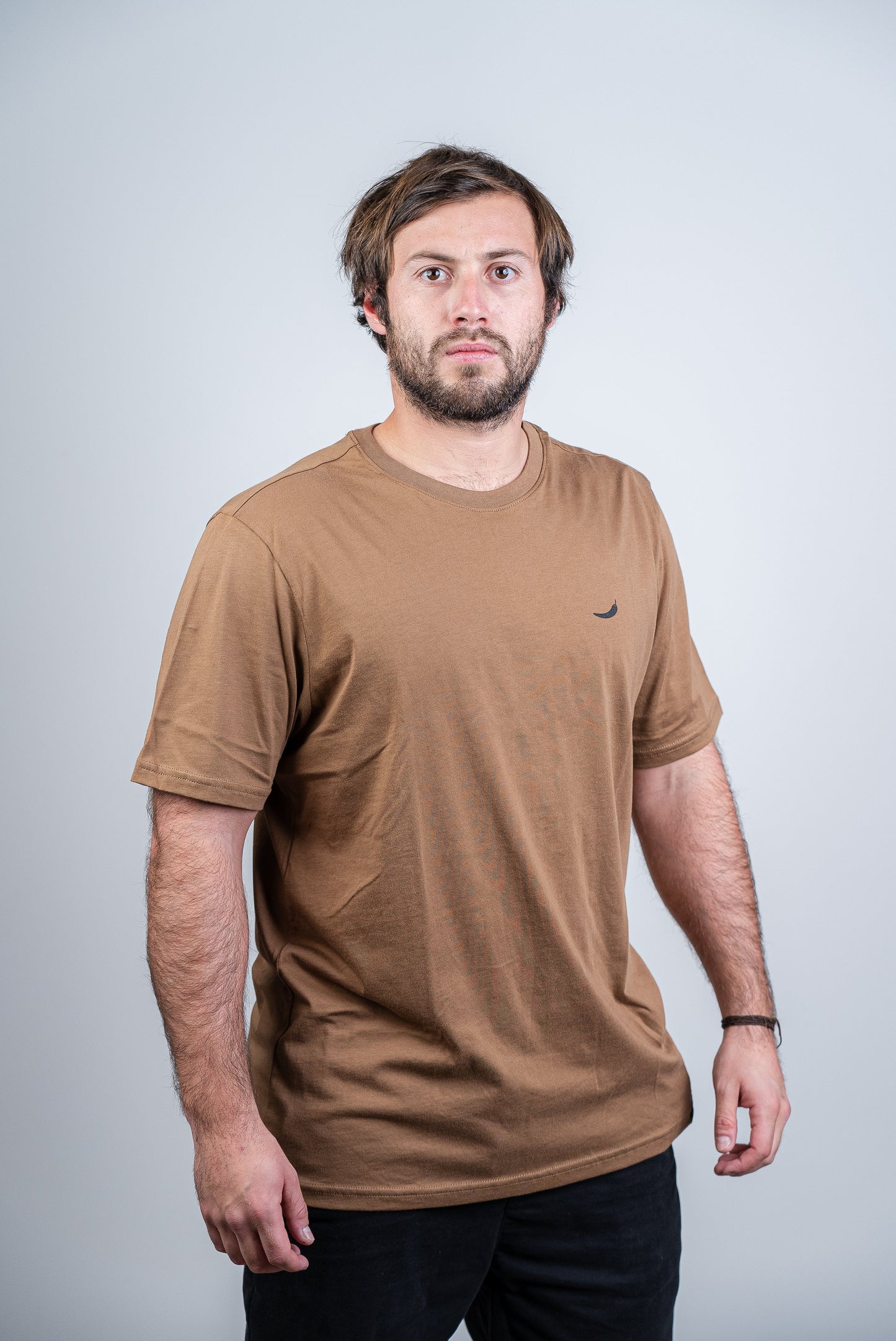 Polera Climber Pima Cotton Café