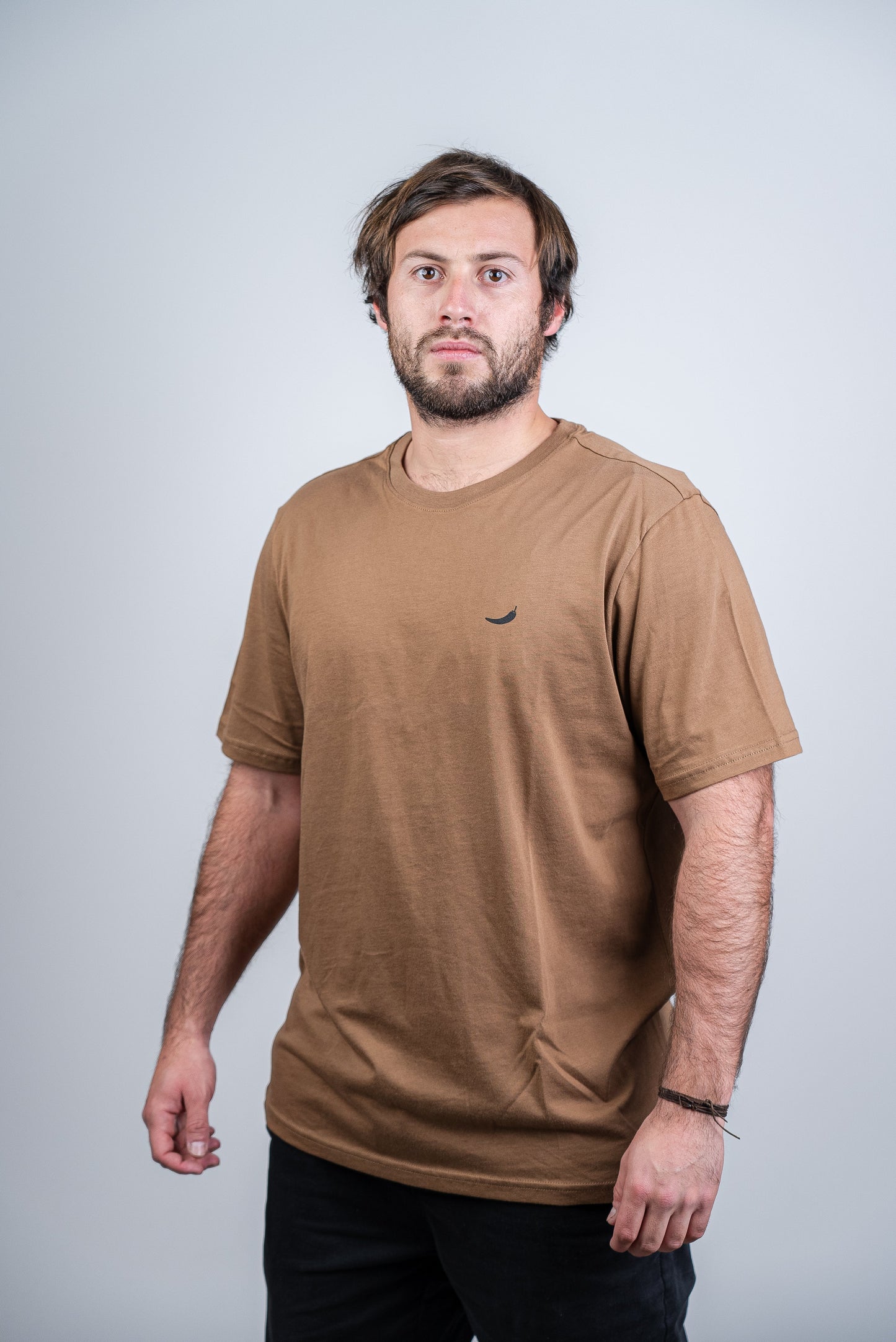 Polera Climber Pima Cotton Café