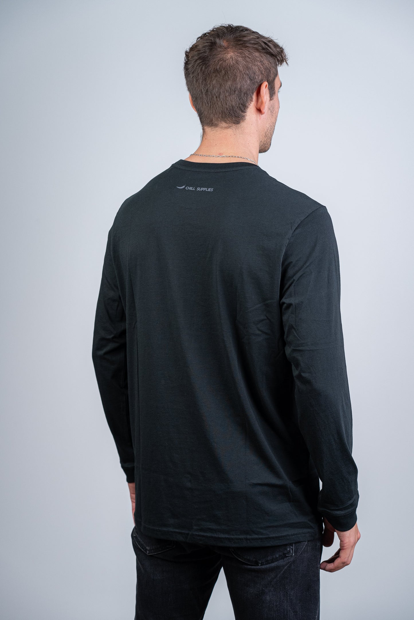 Polera Manga Larga Chilli Pepper Pima Cotton Negra