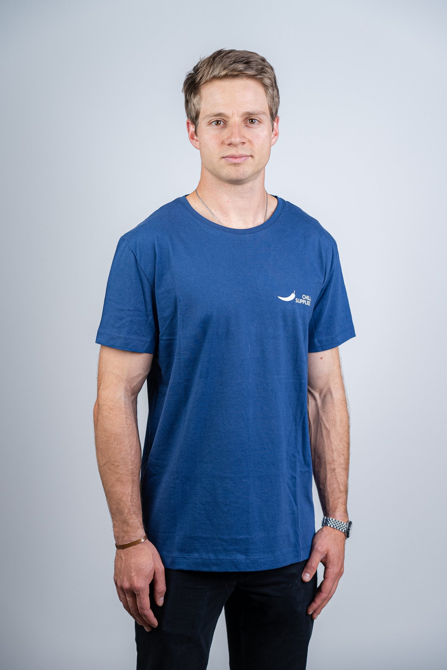Polera Icon Azul Orgánica