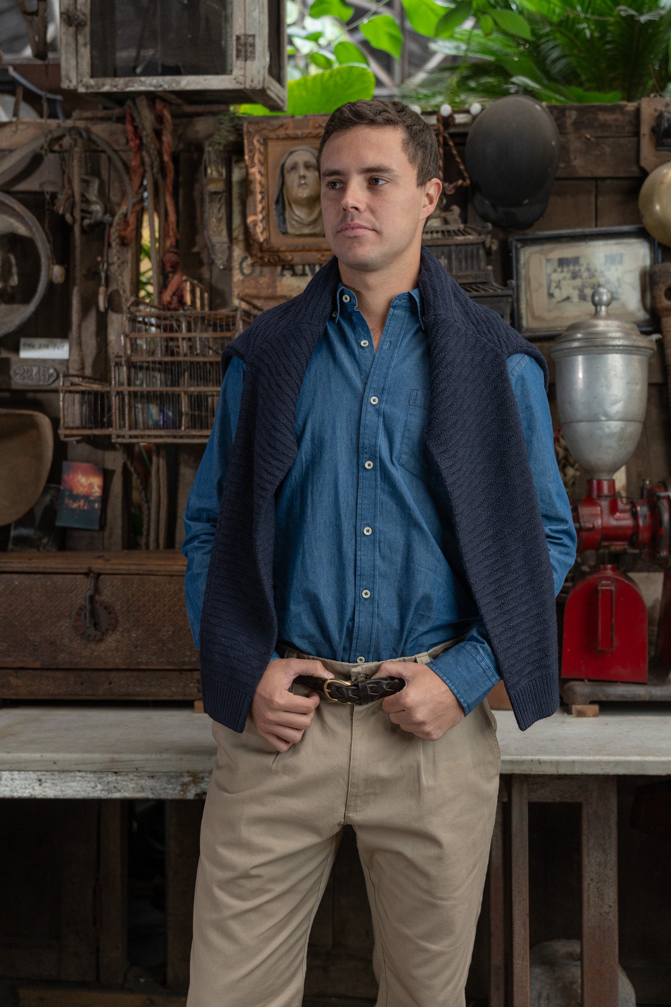 Camisa Denim Soho Button Down