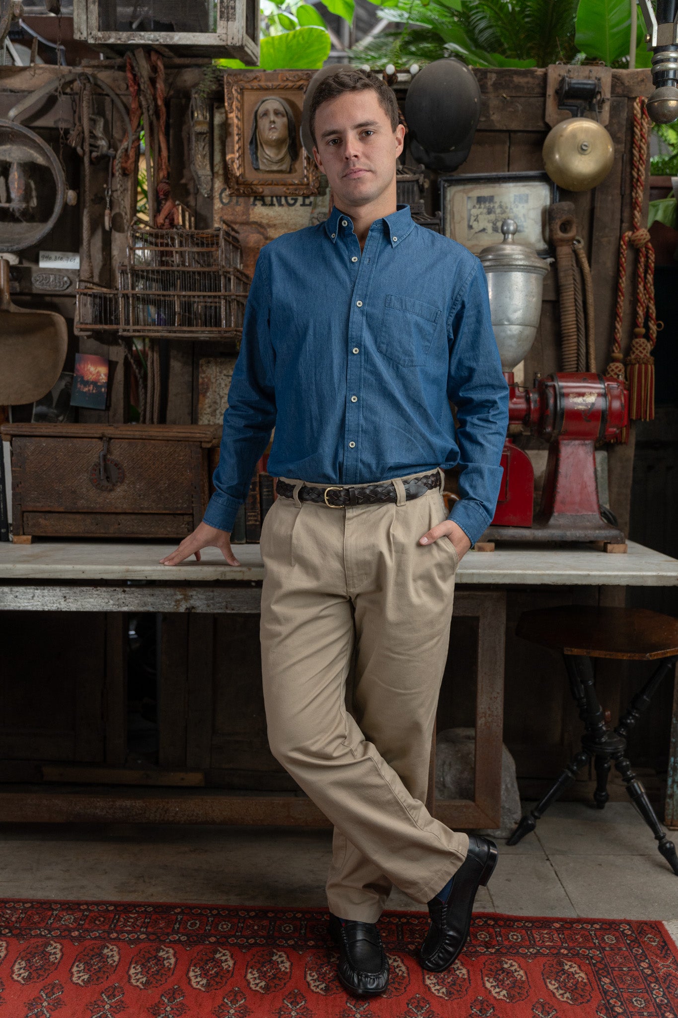 Camisa Denim Soho Button Down