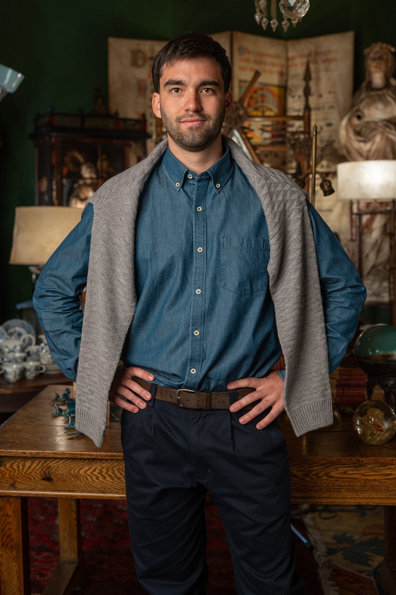 Camisa Denim Soho Button Down