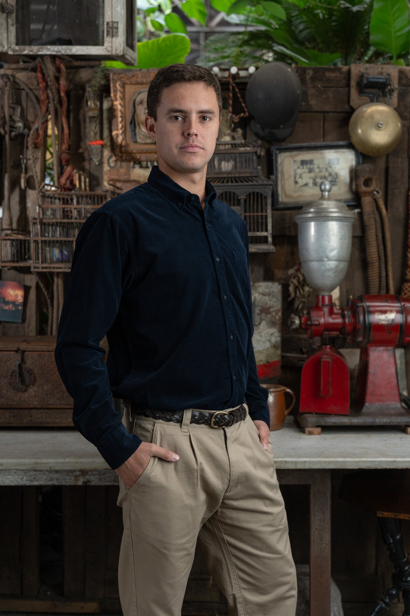 Camisa Cotelé Mayfair Navy