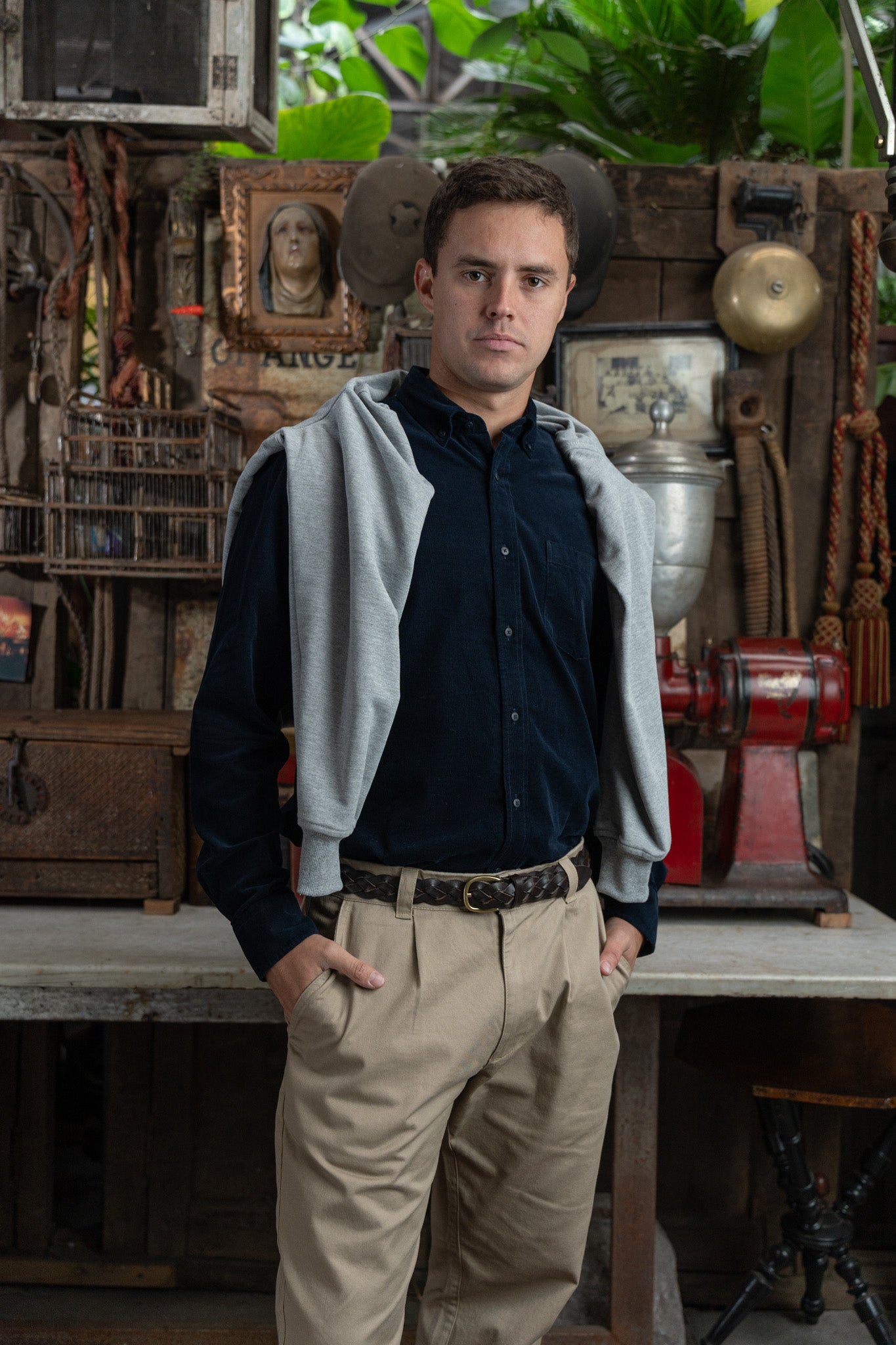 Camisa Cotelé Mayfair Navy