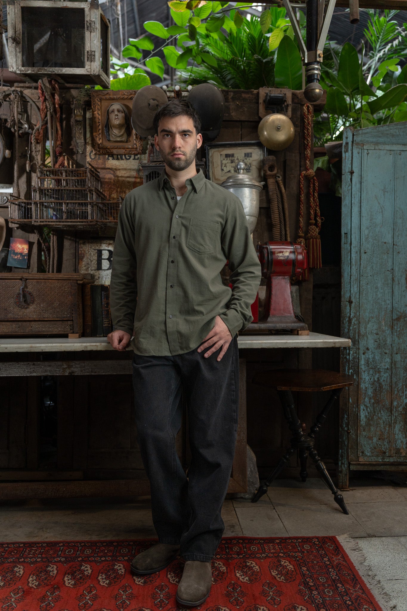 Camisa Franela Cardiff Verde