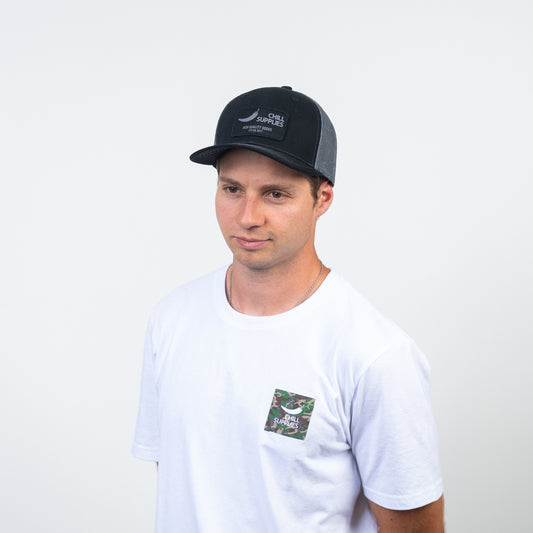 Jockey Trucker Black Patch