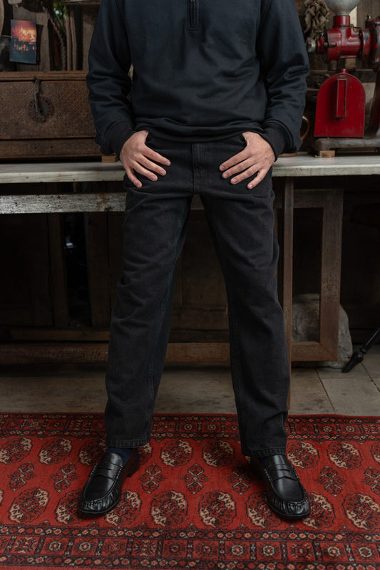 Straight Jeans Negro
