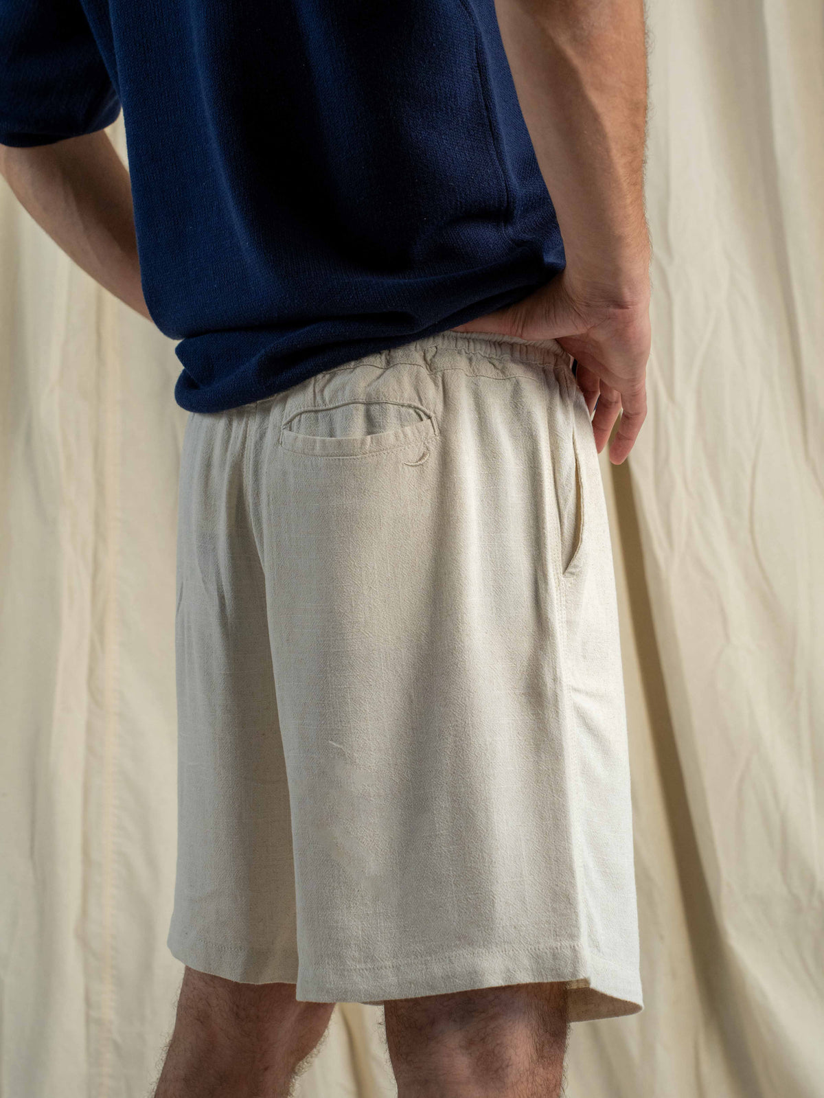Shorts Lino Beige