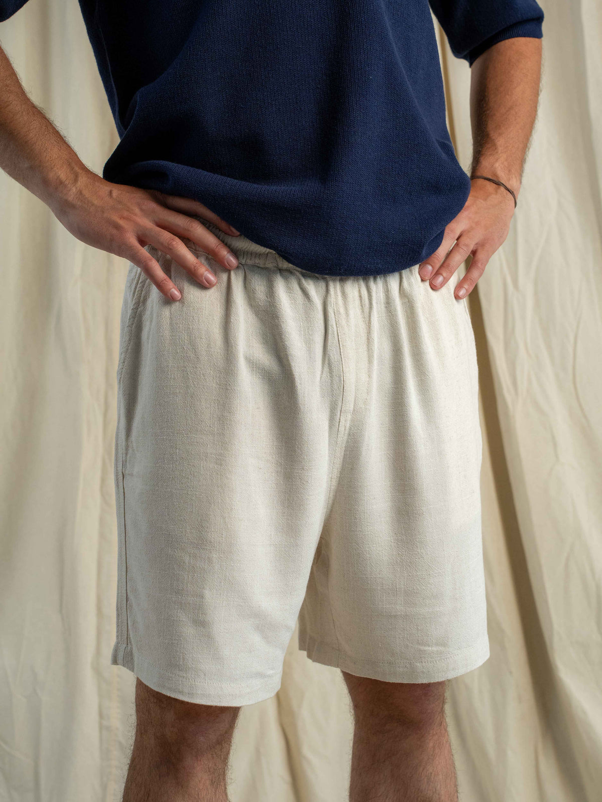 Shorts Lino Beige