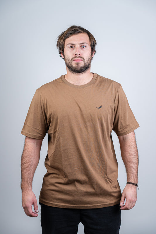 Polera Climber Pima Cotton Café