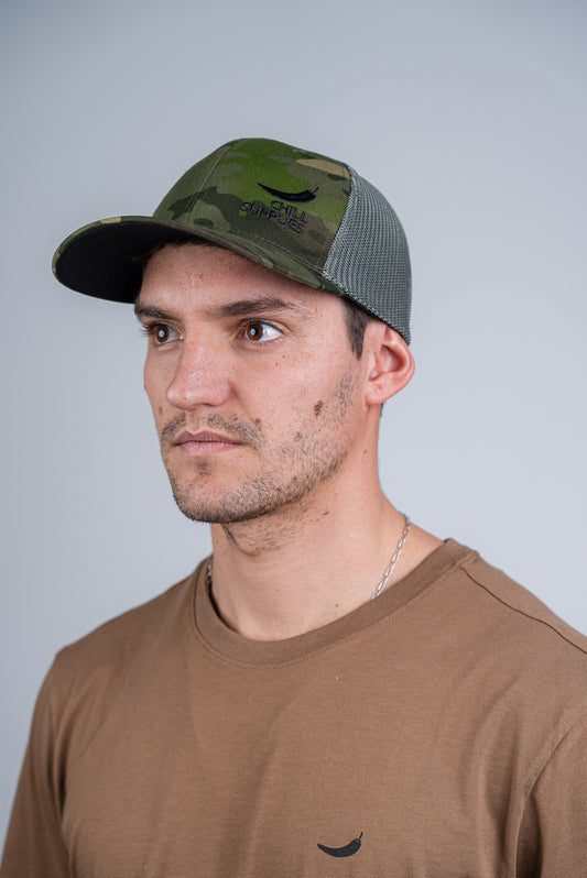 Jockey Trucker Flexfit Forest Camo